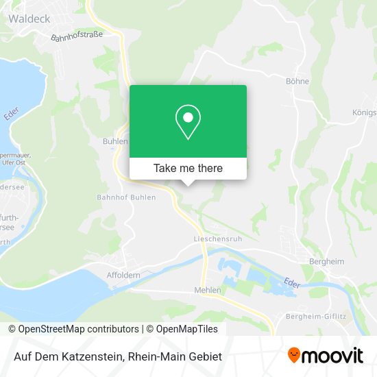 Карта Auf Dem Katzenstein