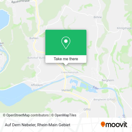 Карта Auf Dem Nebeler