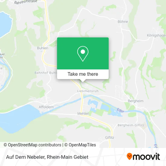 Карта Auf Dem Nebeler