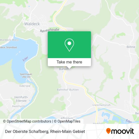 Карта Der Oberste Schafberg