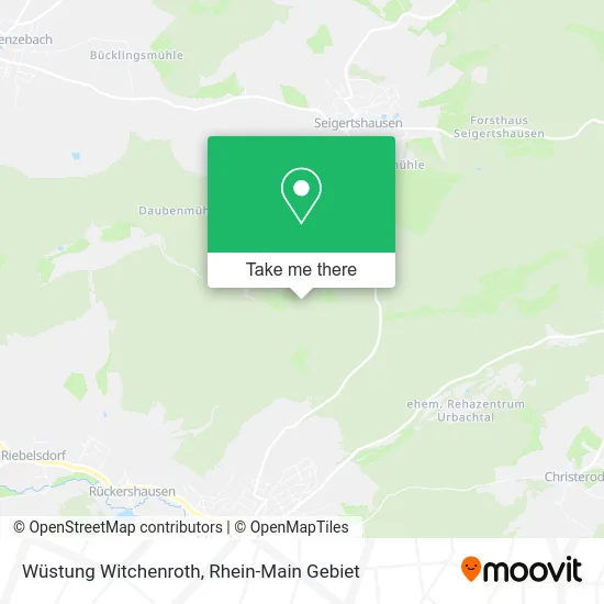 Карта Wüstung Witchenroth
