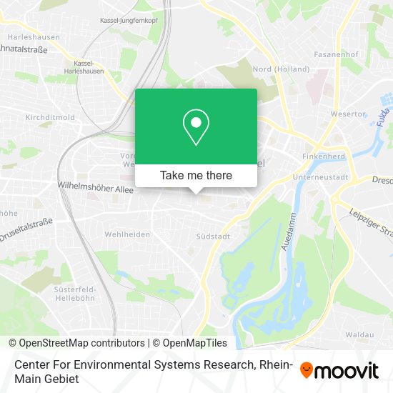 Карта Center For Environmental Systems Research