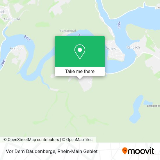 Карта Vor Dem Daudenberge