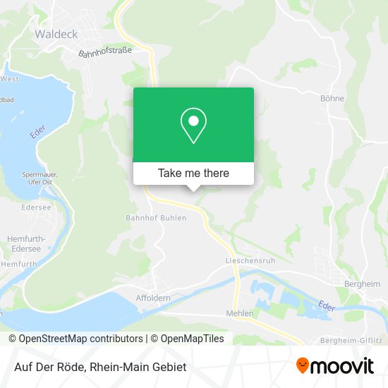 Карта Auf Der Röde