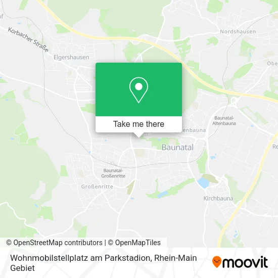 Карта Wohnmobilstellplatz am Parkstadion