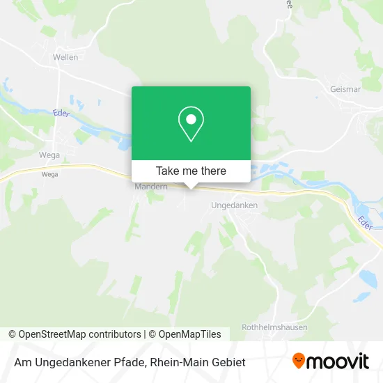 Карта Am Ungedankener Pfade