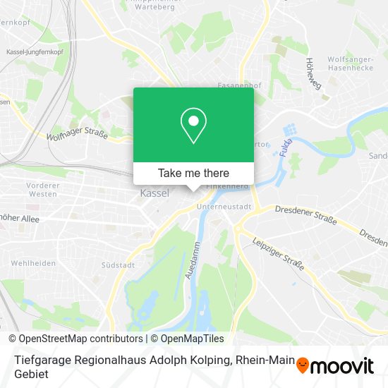 Карта Tiefgarage Regionalhaus Adolph Kolping