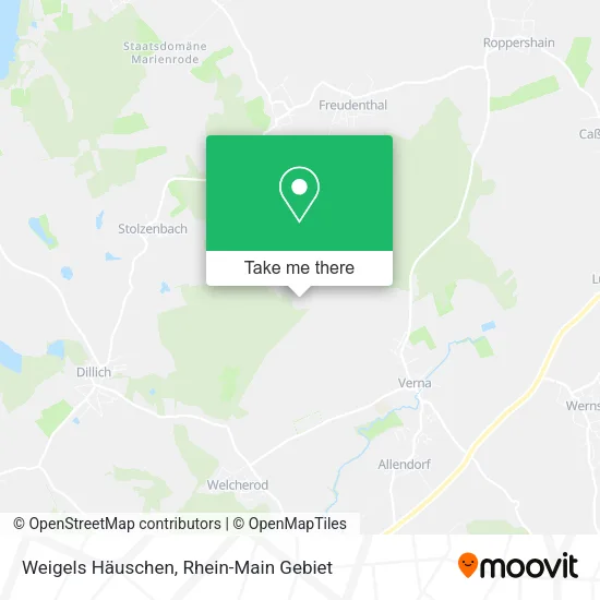 Карта Weigels Häuschen