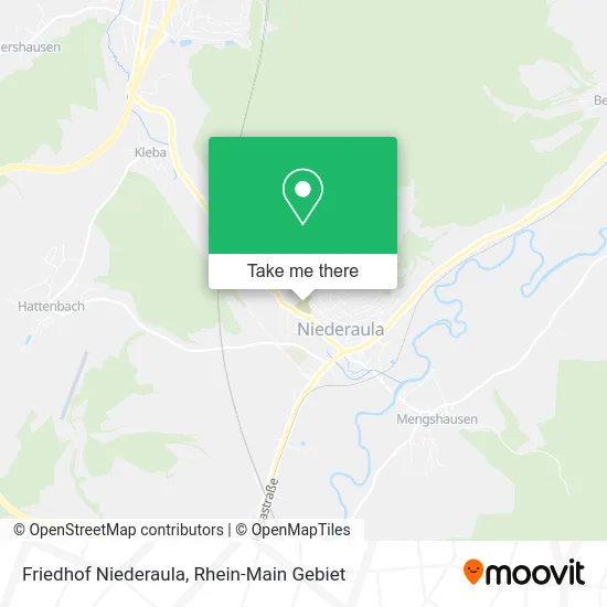 Карта Friedhof Niederaula