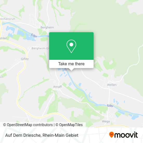 Карта Auf Dem Driesche