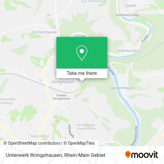 Карта Unterwerk Ihringshausen