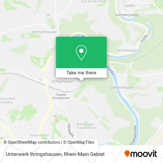 Карта Unterwerk Ihringshausen