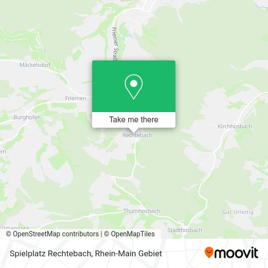 Карта Spielplatz Rechtebach
