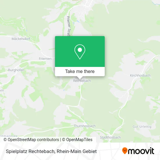 Карта Spielplatz Rechtebach