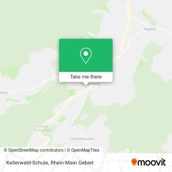 Карта Kellerwald-Schule