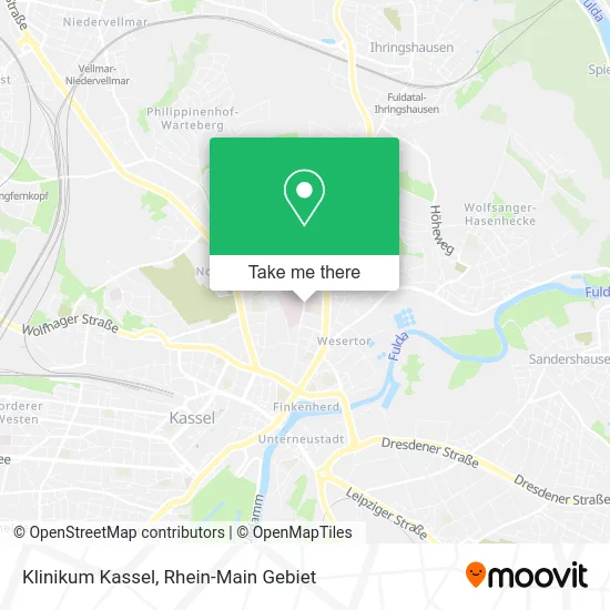Карта Klinikum Kassel