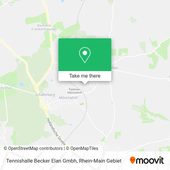 Карта Tennishalle Becker Elan Gmbh