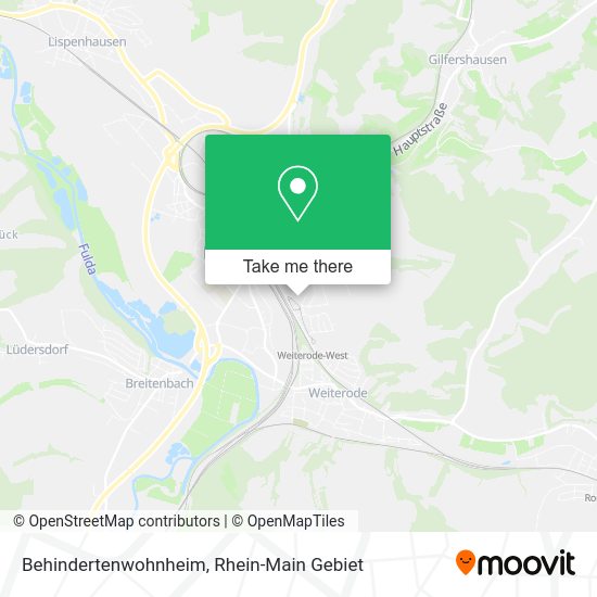 Карта Behindertenwohnheim