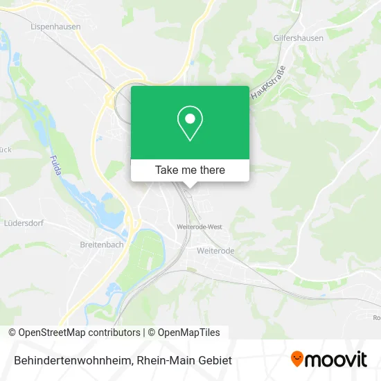Карта Behindertenwohnheim