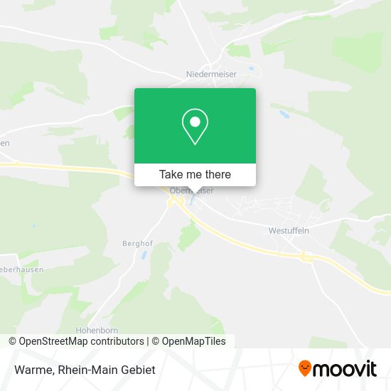 Карта Warme