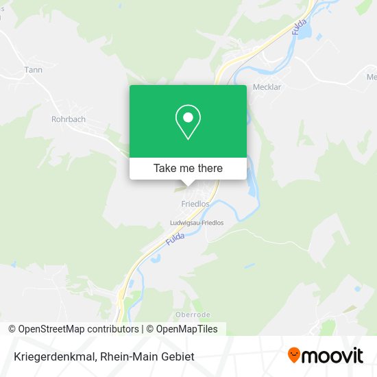 Карта Kriegerdenkmal