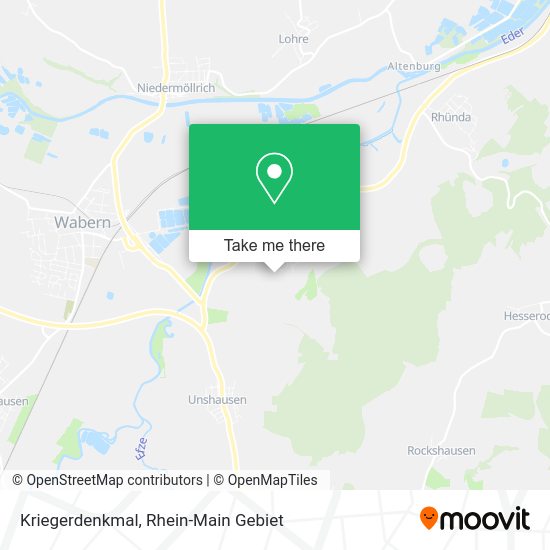 Карта Kriegerdenkmal