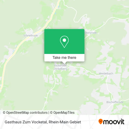 Карта Gasthaus Zum Vocketal