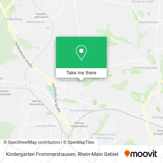 Карта Kindergarten Frommershausen