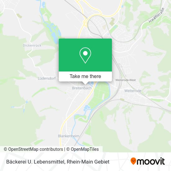 Карта Bäckerei U. Lebensmittel