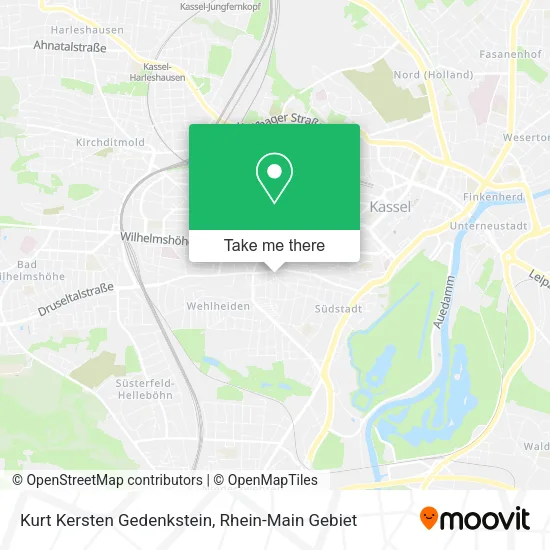 Карта Kurt Kersten Gedenkstein