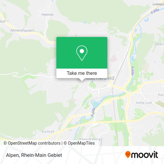 Карта Alpen