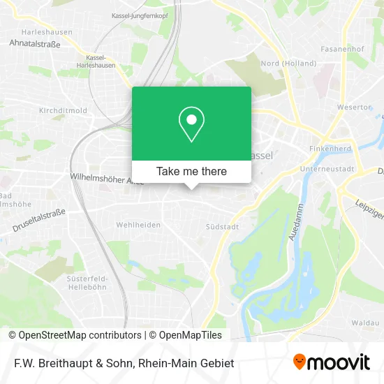 Карта F.W. Breithaupt & Sohn