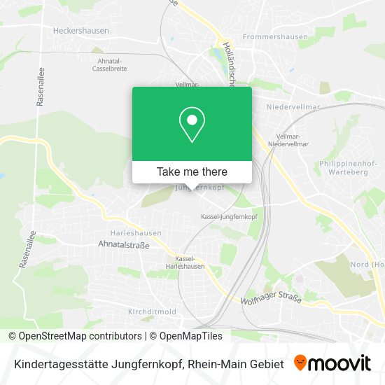 Карта Kindertagesstätte Jungfernkopf