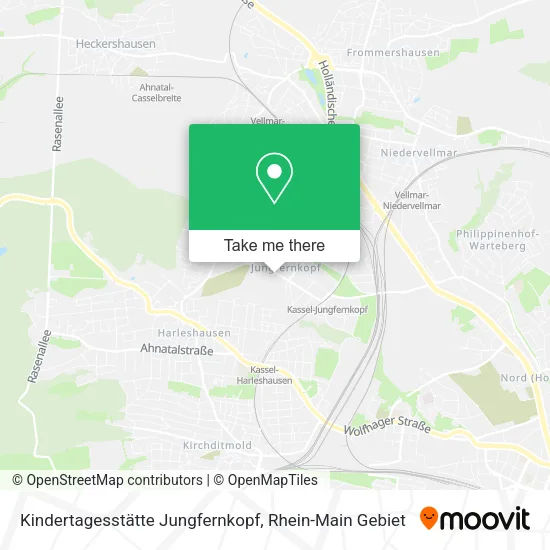 Карта Kindertagesstätte Jungfernkopf