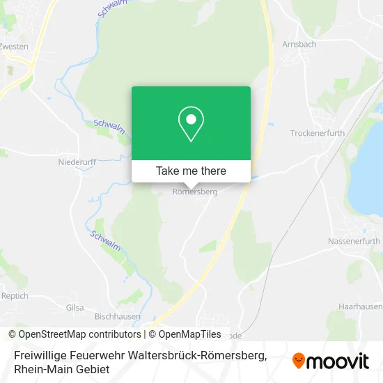 Карта Freiwillige Feuerwehr Waltersbrück-Römersberg