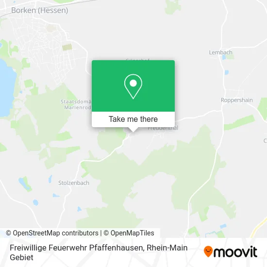 Карта Freiwillige Feuerwehr Pfaffenhausen