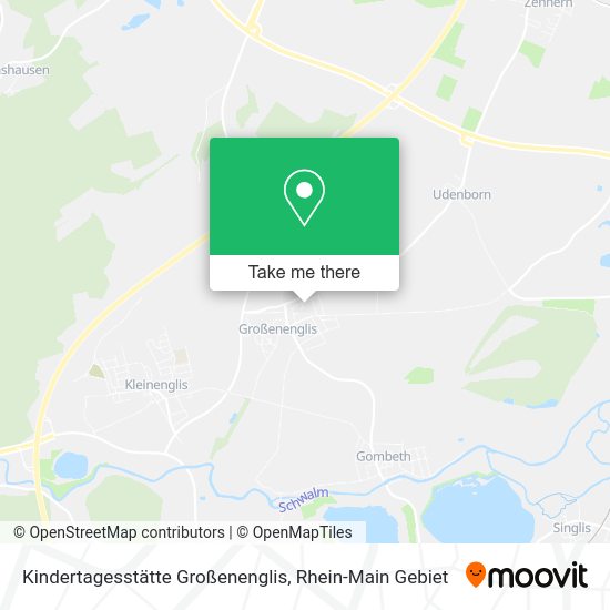 Карта Kindertagesstätte Großenenglis