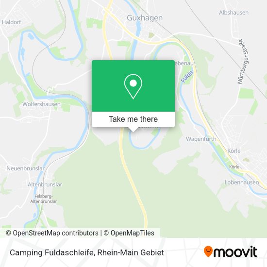 Карта Camping Fuldaschleife
