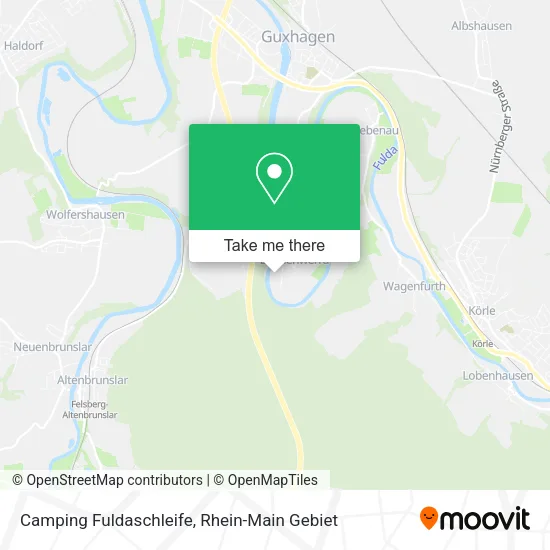 Карта Camping Fuldaschleife