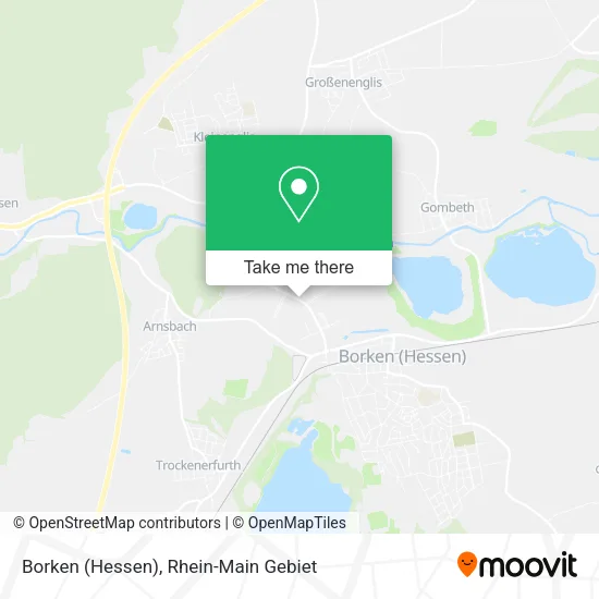 Карта Borken (Hessen)