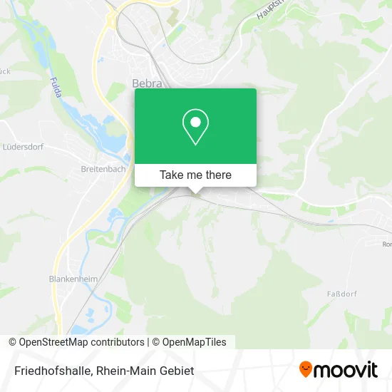 Карта Friedhofshalle