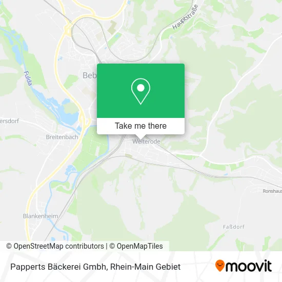 Карта Papperts Bäckerei Gmbh