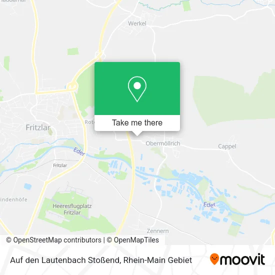 Карта Auf den Lautenbach Stoßend