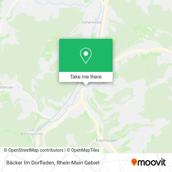 Карта Bäcker Im Dorfladen