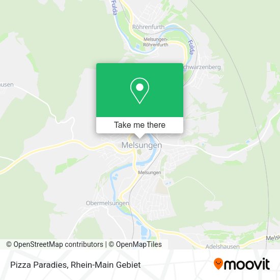 Карта Pizza Paradies
