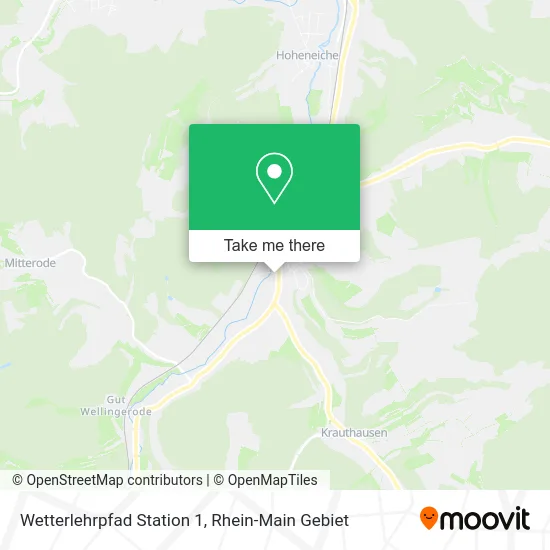 Карта Wetterlehrpfad Station 1