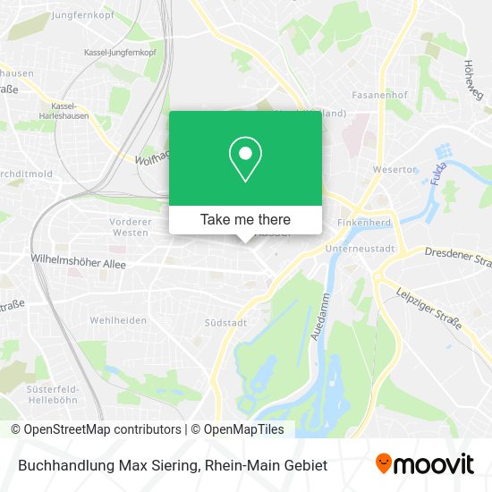 Карта Buchhandlung Max Siering