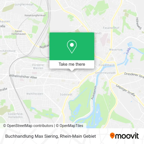 Карта Buchhandlung Max Siering