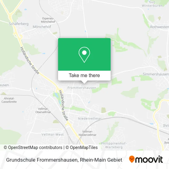 Карта Grundschule Frommershausen
