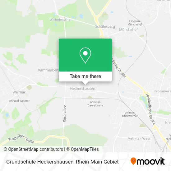Карта Grundschule Heckershausen